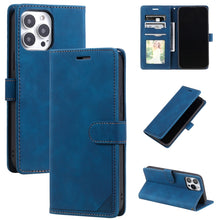 Load image into Gallery viewer, Skin Feel Anti-theft Brush Horizontal Flip Leather Phone Case, For iPhone 14, For iPhone 14 Plus, For iPhone 14 Pro, For iPhone 14 Pro Max