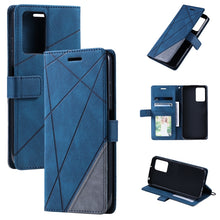 Load image into Gallery viewer, Skin Feel Splicing Leather Phone Case, For Xiaomi Redmi 10 Prime+ 5G, For Sony Xperia 1 IV, For Sony Xperia 10 IV, For Xiaomi Redmi Note 11T Pro 5G, For Xiaomi Poco M4 5G, For OPPO Find X5 Pro