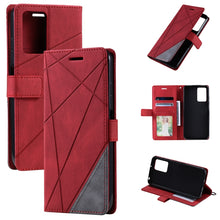 Load image into Gallery viewer, Skin Feel Splicing Leather Phone Case, For Xiaomi Redmi 10 Prime+ 5G, For Sony Xperia 1 IV, For Sony Xperia 10 IV, For Xiaomi Redmi Note 11T Pro 5G, For Xiaomi Poco M4 5G, For OPPO Find X5 Pro