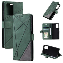 Load image into Gallery viewer, Skin Feel Splicing Leather Phone Case, For Xiaomi Redmi 10 Prime+ 5G, For Sony Xperia 1 IV, For Sony Xperia 10 IV, For Xiaomi Redmi Note 11T Pro 5G, For Xiaomi Poco M4 5G, For OPPO Find X5 Pro