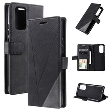 Load image into Gallery viewer, Skin Feel Splicing Leather Phone Case, For Xiaomi Redmi 10 Prime+ 5G, For Sony Xperia 1 IV, For Sony Xperia 10 IV, For Xiaomi Redmi Note 11T Pro 5G, For Xiaomi Poco M4 5G, For OPPO Find X5 Pro