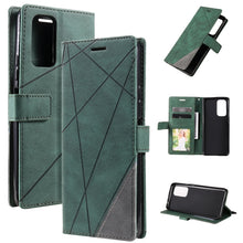 Load image into Gallery viewer, Skin Feel Splicing Leather Phone Case, For Xiaomi Redmi 10 Prime+ 5G, For Sony Xperia 1 IV, For Sony Xperia 10 IV, For Xiaomi Redmi Note 11T Pro 5G, For Xiaomi Poco M4 5G, For OPPO Find X5 Pro