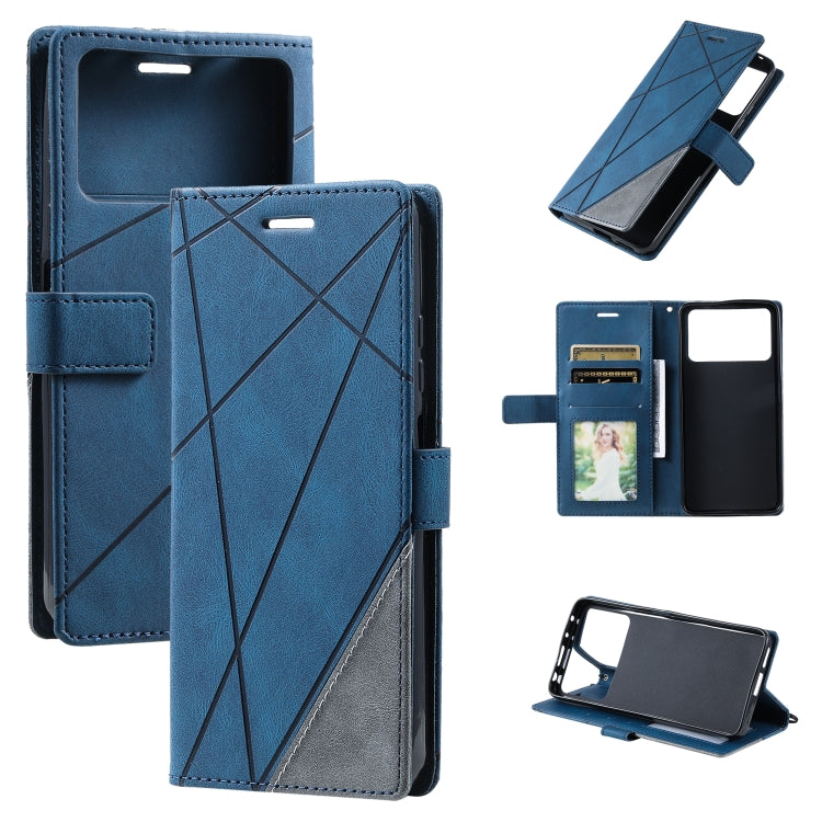 Skin Feel Splicing Leather Phone Case, For Xiaomi Redmi 10 Prime+ 5G, For Sony Xperia 1 IV, For Sony Xperia 10 IV, For Xiaomi Redmi Note 11T Pro 5G, For Xiaomi Poco M4 5G, For OPPO Find X5 Pro