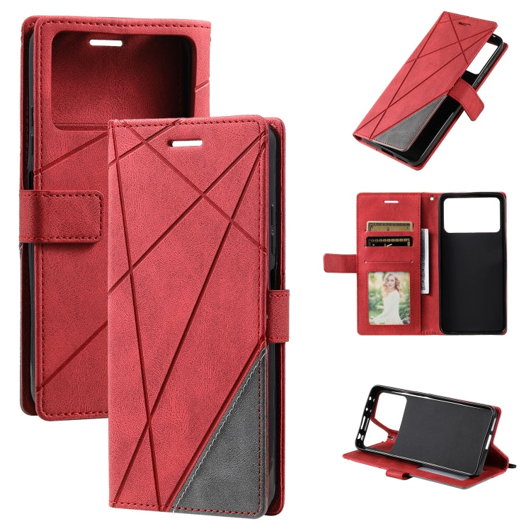 Skin Feel Splicing Leather Phone Case, For Xiaomi Redmi 10 Prime+ 5G, For Sony Xperia 1 IV, For Sony Xperia 10 IV, For Xiaomi Redmi Note 11T Pro 5G, For Xiaomi Poco M4 5G, For OPPO Find X5 Pro