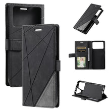 Load image into Gallery viewer, Skin Feel Splicing Leather Phone Case, For Xiaomi Redmi 10 Prime+ 5G, For Sony Xperia 1 IV, For Sony Xperia 10 IV, For Xiaomi Redmi Note 11T Pro 5G, For Xiaomi Poco M4 5G, For OPPO Find X5 Pro