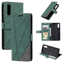Load image into Gallery viewer, Skin Feel Splicing Leather Phone Case, For Xiaomi Redmi 10 Prime+ 5G, For Sony Xperia 1 IV, For Sony Xperia 10 IV, For Xiaomi Redmi Note 11T Pro 5G, For Xiaomi Poco M4 5G, For OPPO Find X5 Pro