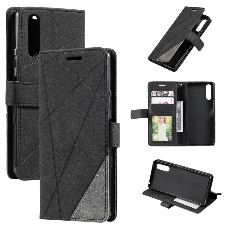 Skin Feel Splicing Leather Phone Case, For Xiaomi Redmi 10 Prime+ 5G, For Sony Xperia 1 IV, For Sony Xperia 10 IV, For Xiaomi Redmi Note 11T Pro 5G, For Xiaomi Poco M4 5G, For OPPO Find X5 Pro