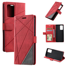 Load image into Gallery viewer, Skin Feel Splicing Leather Phone Case, For Xiaomi Redmi 10 Prime+ 5G, For Sony Xperia 1 IV, For Sony Xperia 10 IV, For Xiaomi Redmi Note 11T Pro 5G, For Xiaomi Poco M4 5G, For OPPO Find X5 Pro
