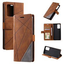 Load image into Gallery viewer, Skin Feel Splicing Leather Phone Case, For Xiaomi Redmi 10 Prime+ 5G, For Sony Xperia 1 IV, For Sony Xperia 10 IV, For Xiaomi Redmi Note 11T Pro 5G, For Xiaomi Poco M4 5G, For OPPO Find X5 Pro