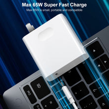 Load image into Gallery viewer, For Huawei Laptops Power Adapter, 65W Charger, 65W Charger + 1.5m Fast Charging Cable, 65W Charger + 2m Fast Charging Cable