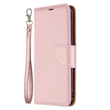 Load image into Gallery viewer, Litchi Texture  Pure Color Horizontal Flip PU Leather Case with Holder &amp; Card Slots &amp; Wallet &amp; Lanyard, For Samsung Galaxy A11