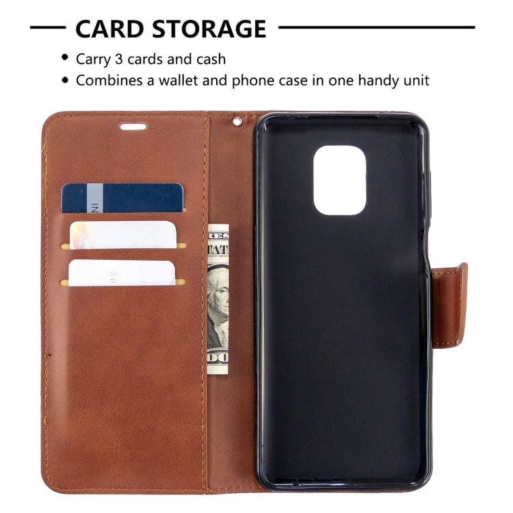 Retro Lambskin Texture Pure Color Horizontal Flip PU Leather Case with Holder & Card Slots & Wallet & Lanyard, For Xiaomi Redmi Note 9S, For Galaxy A11