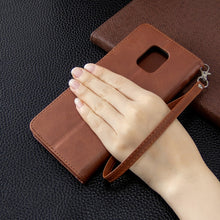 Load image into Gallery viewer, Retro Lambskin Texture Pure Color Horizontal Flip PU Leather Case with Holder &amp; Card Slots &amp; Wallet &amp; Lanyard, For Xiaomi Redmi Note 9S, For Galaxy A11