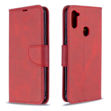 Load image into Gallery viewer, Retro Lambskin Texture Pure Color Horizontal Flip PU Leather Case with Holder &amp; Card Slots &amp; Wallet &amp; Lanyard, For Xiaomi Redmi Note 9S, For Galaxy A11