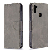 Load image into Gallery viewer, Retro Lambskin Texture Pure Color Horizontal Flip PU Leather Case with Holder &amp; Card Slots &amp; Wallet &amp; Lanyard, For Xiaomi Redmi Note 9S, For Galaxy A11