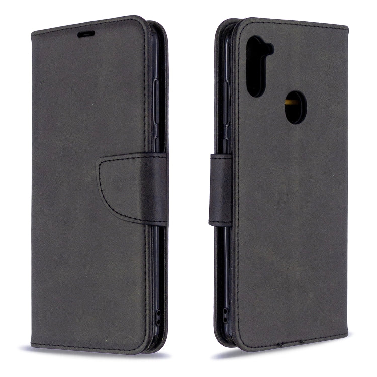 Retro Lambskin Texture Pure Color Horizontal Flip PU Leather Case with Holder & Card Slots & Wallet & Lanyard, For Xiaomi Redmi Note 9S, For Galaxy A11