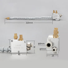 Load image into Gallery viewer, CNC Lathe Mist Coolant Lubrication Spray Engraving Machine Cooling Sprayer, Without Magnetic Base, With Magnetic Base