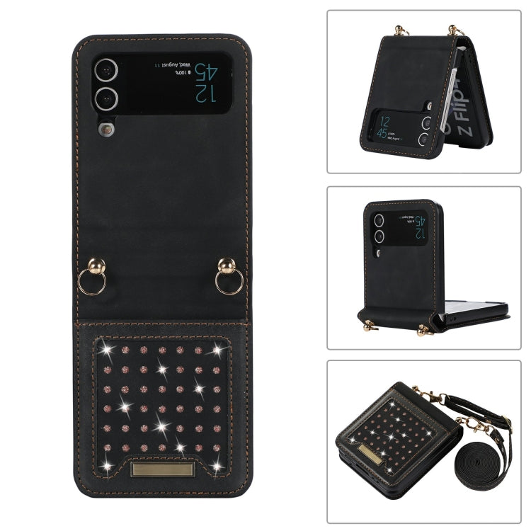 Three-fold RFID Leather Phone Case with Lanyard, For iPhone XS, For iPhone XS Max, For Samsung Galaxy A12, For Samsung Galaxy A13 4G/A13 5G, For Samsung Galaxy A51 4G, For Samsung Galaxy A53 5G, For Samsung Galaxy A52 5G/A52s 5G                        ...