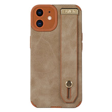Load image into Gallery viewer, Wrist Strap TPU Leather Phone Case, For iPhone 11, For iPhone 14