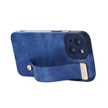 Load image into Gallery viewer, Wrist Strap TPU Leather Phone Case, For iPhone 11 Pro Max, For iPhone 14