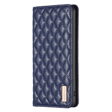 Load image into Gallery viewer, Diamond Lattice Magnetic Leather Flip Phone Case, For iPhone 12 / 12 Pro, For iPhone 11 Pro Max, For iPhone 11 Pro, For iPhone 11, For iPhone SE 2022 / SE 2020 / 8 / 7, For iPhone XS Max, For iPhone XS / X, For iPhone XR
