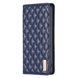 Diamond Lattice Magnetic Leather Flip Phone Case, For iPhone 8 Plus / 7 Plus