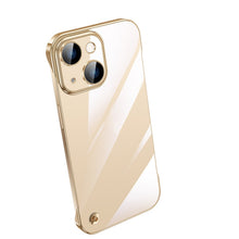 Load image into Gallery viewer, Electroplating Frameless Clear PC Phone Case, For iPhone 14, For iPhone 14 Plus, For iPhone 14 Pro, For iPhone 14 Pro Max, For iPhone 13, For iPhone 13 Pro