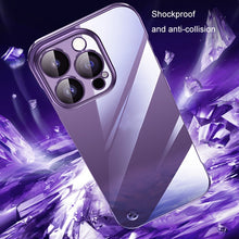 Load image into Gallery viewer, Electroplating Frameless Clear PC Phone Case, For iPhone 14, For iPhone 14 Plus, For iPhone 14 Pro, For iPhone 14 Pro Max, For iPhone 13, For iPhone 13 Pro