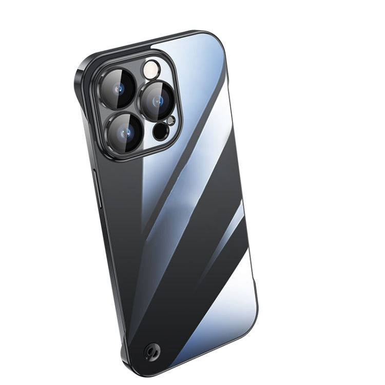 Electroplating Frameless Clear PC Phone Case, For iPhone 14, For iPhone 14 Plus, For iPhone 14 Pro, For iPhone 14 Pro Max, For iPhone 13, For iPhone 13 Pro