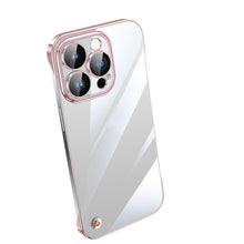 Load image into Gallery viewer, Electroplating Frameless Clear PC Phone Case, For iPhone 14, For iPhone 14 Plus, For iPhone 14 Pro, For iPhone 14 Pro Max, For iPhone 13, For iPhone 13 Pro