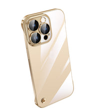 Load image into Gallery viewer, Electroplating Frameless Clear PC Phone Case, For iPhone 14, For iPhone 14 Plus, For iPhone 14 Pro, For iPhone 14 Pro Max, For iPhone 13, For iPhone 13 Pro