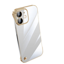 Load image into Gallery viewer, Electroplating Frameless Clear PC Phone Case, For iPhone 13 Pro Max, For iPhone 12, For iPhone 12 Pro, For iPhone 12 Pro Max