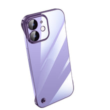 Load image into Gallery viewer, Electroplating Frameless Clear PC Phone Case, For iPhone 13 Pro Max, For iPhone 12, For iPhone 12 Pro, For iPhone 12 Pro Max