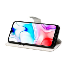 Load image into Gallery viewer, Horizontal Flip Solid Color Rhinestones Leather Case with Card Slot &amp; Wallet &amp; Holder