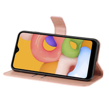 Load image into Gallery viewer, Horizontal Rhinestone Butterfly Embossed Leather Case with Card Slot &amp; Wallet &amp; Holder