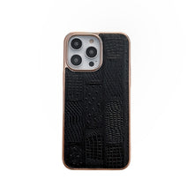 Load image into Gallery viewer, Nano Electroplate Mahjong Texture Leather Phone Case, For iPhone 13 Pro Max, For iPhone 13 Pro, For iPhone 14 Pro Max, For iPhone 14 Pro, For Samsung Galaxy A13 4G, For Samsung Galaxy A23 4G/A23 5G, For Samsung Galaxy A33 5G, For Samsung Galaxy A53 5G ...