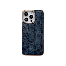 Load image into Gallery viewer, Nano Electroplate Mahjong Texture Leather Phone Case, For iPhone 13 Pro Max, For iPhone 13 Pro, For iPhone 14 Pro Max, For iPhone 14 Pro, For Samsung Galaxy A13 4G, For Samsung Galaxy A23 4G/A23 5G, For Samsung Galaxy A33 5G, For Samsung Galaxy A53 5G ...
