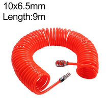 Load image into Gallery viewer, LAIZE Compressor Air Flexible PU Spring Tube with Connector, 8x5mm, 3m, with Connector, 8x5mm, 6m, with Connector, 8x5mm, 9m, with Connector, 8x5mm, 12m, with Connector, 8x5mm, 15m, with Connector, 10x6.5mm, 6m, with Connector                          ...