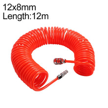 Load image into Gallery viewer, LAIZE Compressor Air Flexible PU Spring Tube with Connector, 8x5mm, 3m, with Connector, 8x5mm, 6m, with Connector, 8x5mm, 9m, with Connector, 8x5mm, 12m, with Connector, 8x5mm, 15m, with Connector, 10x6.5mm, 6m, with Connector                          ...