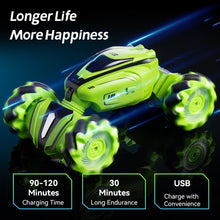 Load image into Gallery viewer, JJR/C Q110 2.4G Remote Control Stunt Climbing Drift Twist Car, JJR/C Q110(Blue), JJR/C Q110(Green)