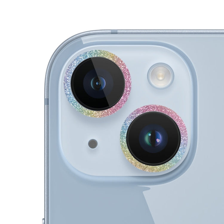 Glitter Ring Tempered Glass Camera Lens Film, For iPhone 14, For iPhone 14 Plus, For iPhone 14 Pro, For iPhone 14 Pro Max