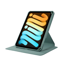 Load image into Gallery viewer, Acrylic Rotatable Holder Tablet Leather Case, For iPad mini 2024 / mini 6, For iPad Air 5 2022 / 4 2020