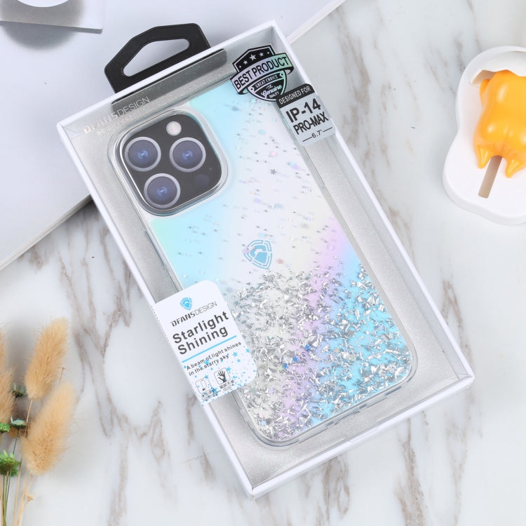 DFANS DESIGN Golden Diamond TPU+PC Phone Case, For iPhone 14 Pro Max, For iPhone 14 Pro
