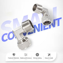 Load image into Gallery viewer, LAIZE Nickel Plated Copper Trachea Quick Fitting Twist Elbow Lock Female Connector, FL8-03, FL8-04, FL10-03, FL10-04, FL12-02, FL12-03, FL12-04