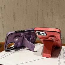 Load image into Gallery viewer, Side Leather Rotation Card Holder Phone Case, For iPhone 14 Pro Max, For iPhone 14 Pro, For iPhone 14, For iPhone 14 Plus, For iPhone 13 Pro Max, For iPhone 13 Pro, For iPhone 13, For iPhone 12 Pro Max