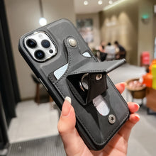 Load image into Gallery viewer, Side Leather Rotation Card Holder Phone Case, For iPhone 14 Pro Max, For iPhone 14 Pro, For iPhone 14, For iPhone 14 Plus, For iPhone 13 Pro Max, For iPhone 13 Pro, For iPhone 13, For iPhone 12 Pro Max