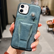 Load image into Gallery viewer, Side Leather Rotation Card Holder Phone Case, For iPhone 12 Pro, For iPhone 12, For iPhone 11 Pro Max, For iPhone 11 Pro, For iPhone 11