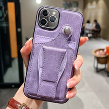 Load image into Gallery viewer, Side Leather Rotation Card Holder Phone Case, For iPhone 12 Pro, For iPhone 12, For iPhone 11 Pro Max, For iPhone 11 Pro, For iPhone 11
