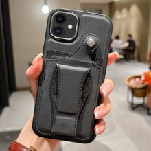 Load image into Gallery viewer, Side Leather Rotation Card Holder Phone Case, For iPhone 12 Pro, For iPhone 12, For iPhone 11 Pro Max, For iPhone 11 Pro, For iPhone 11