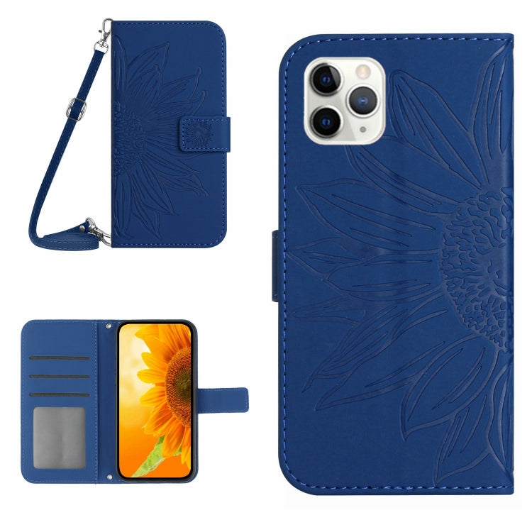 Skin Feel Sun Flower Pattern Flip Leather Phone Case, For iPhone 11, For iPhone 11 Pro, For iPhone 11 Pro Max, For iPhone 12 mini